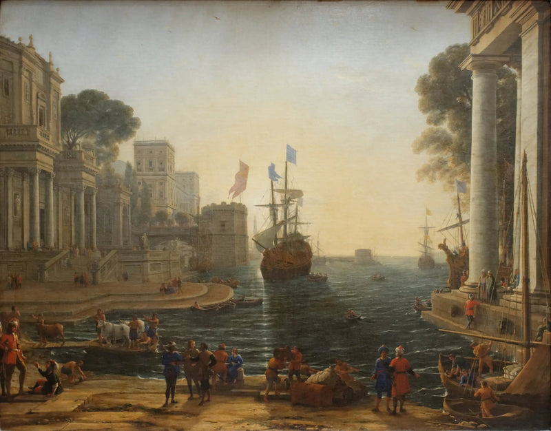 Ulysse gir Chryséis tilbake til sin far - Claude Lorrain