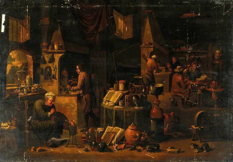 En alkymist i sitt laboratorium - David Teniers den Yngre

Source:
Un alchimiste dans son laboratoire - David Teniers le Jeune