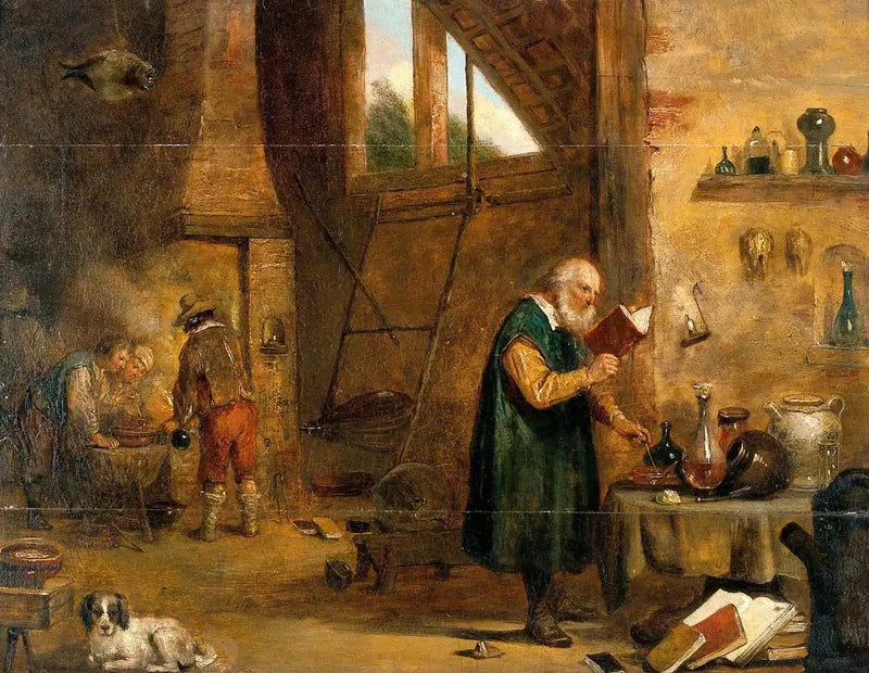 En alkymist i sitt laboratorium - David Teniers den Yngre

Source:
Un alchimiste dans son laboratoire - David Teniers le Jeune