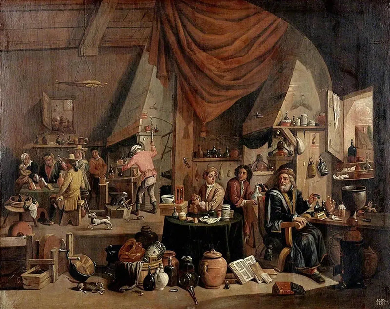En alkymist i sitt laboratorium - David Teniers den Yngre

Source:
Un alchimiste dans son laboratoire - David Teniers le Jeune