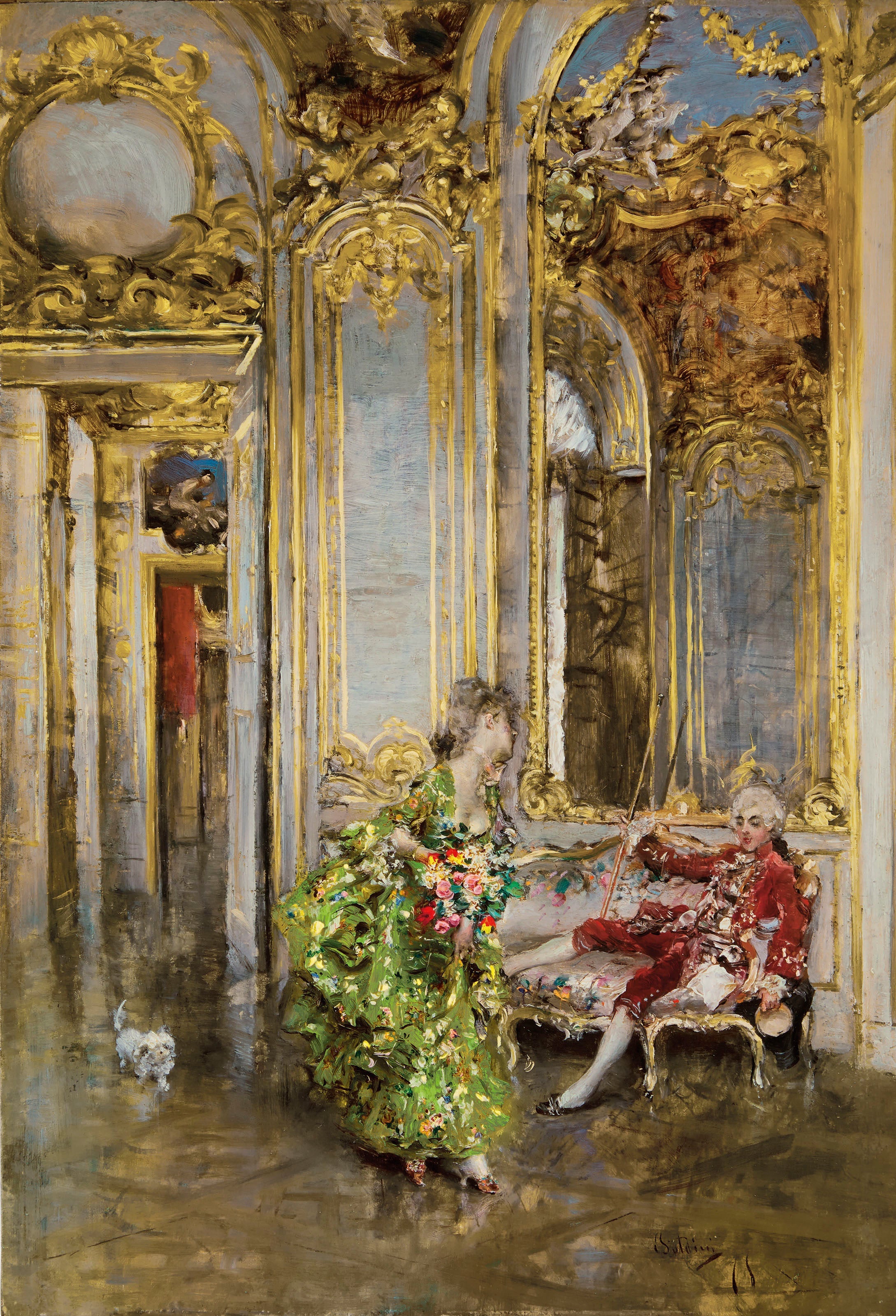 Un ami du marquis - Giovanni Boldini - Alpha Reproduction
