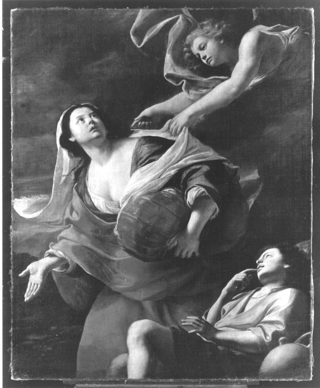 Un ange montre le chemin à Agar - Mattia Preti - Alpha Reproduction