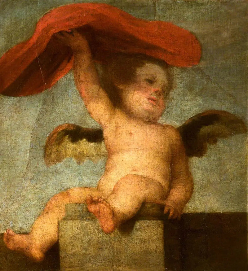 En engel-putto som holder noe rødt: et fragment - Bartolomé Esteban Murillo

Source:
Un ange-putto tenant quelque chose de rouge : un fragment - Bartolomé Esteban Murillo