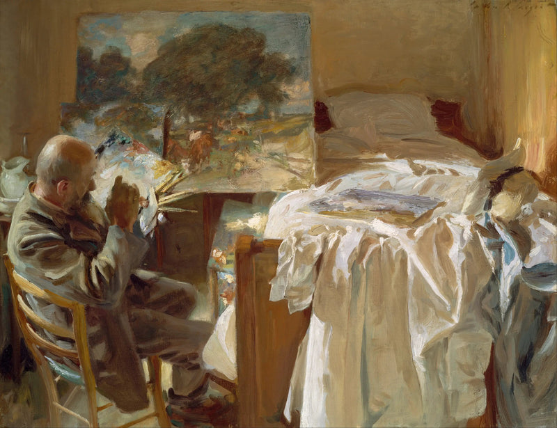 En kunstner i sitt atelier - John Singer Sargent