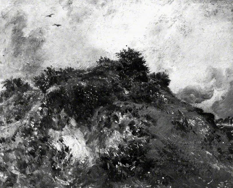 Un banc de sable à Hampstead Heath - John Constable - Alpha Reproduction