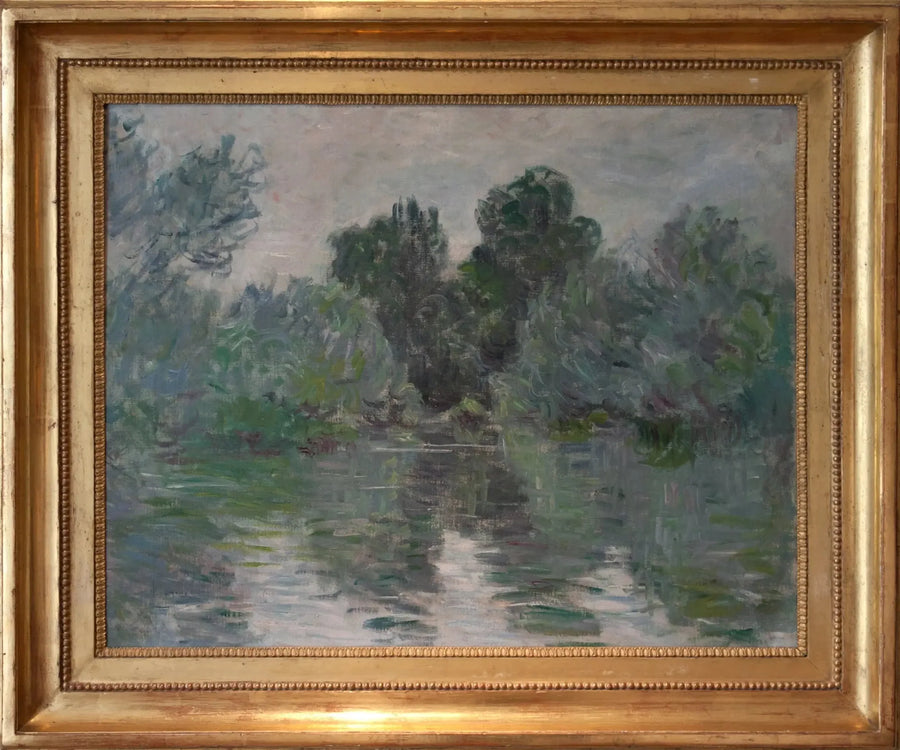 En arm av Seinen nær Vétheuil - Claude Monet