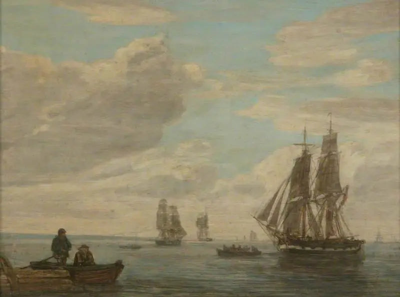 En ro - Eugène Boudin