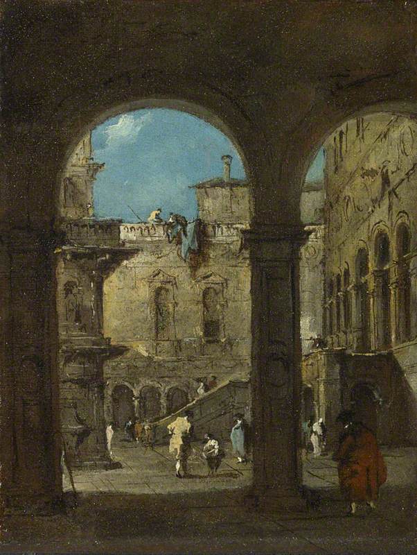 En arkitektonisk nykker - Francesco Guardi