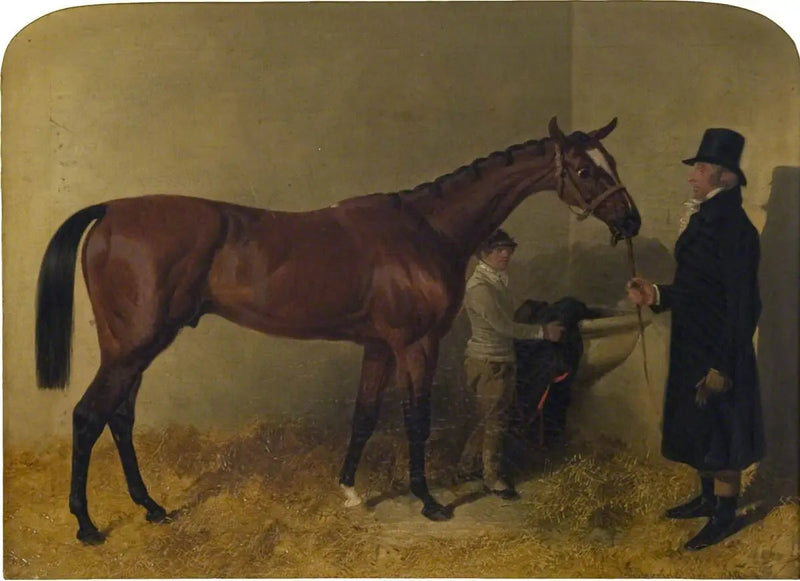 En brun travhest i en boks - John Frederick Herring, Sr.

Source:
Un cheval de course bai dans un box - John Frederick Herring, Sr.