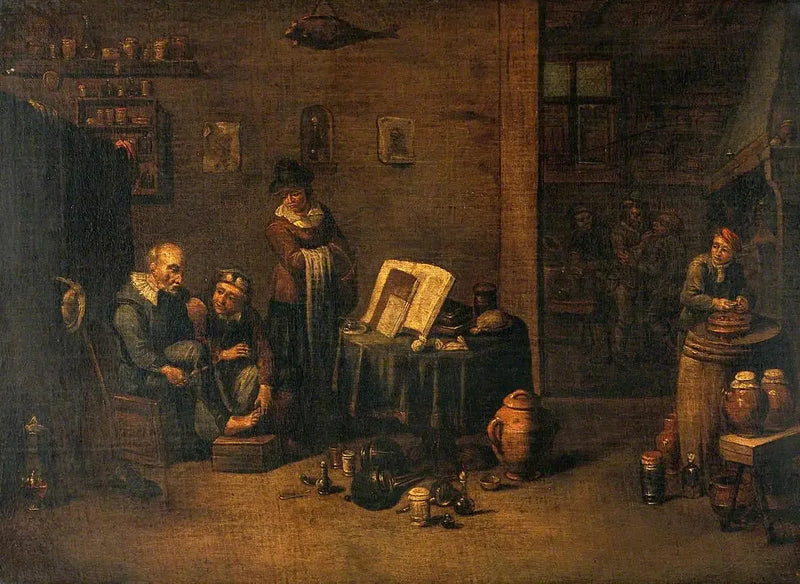 En kirurg som opererer foten - David Teniers den Yngre

Source:
Un chirurgien opérant le pied - David Teniers le Jeune