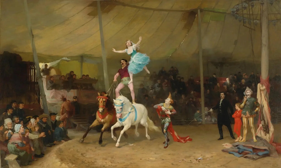 En sirkus på landsbygda - Frederick Arthur Bridgman

Source:
Un Cirque En Province - Frederick Arthur Bridgman