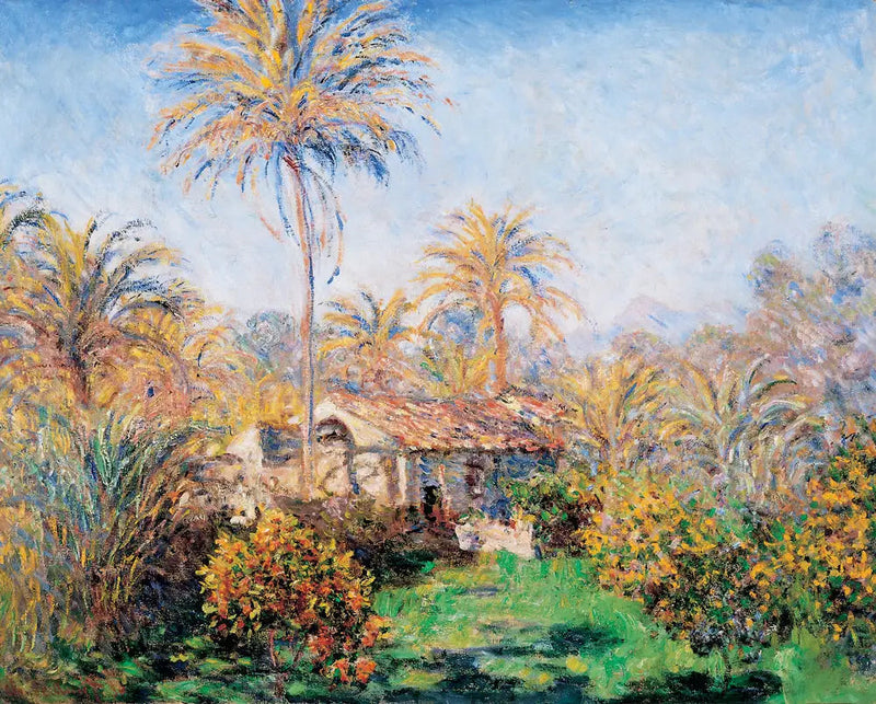 Et gårdhjørne i Bordighera - Claude Monet