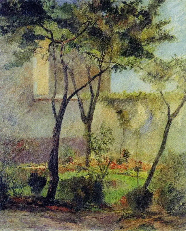 Et hjørne av hagen, rue Carcel - Paul Gauguin