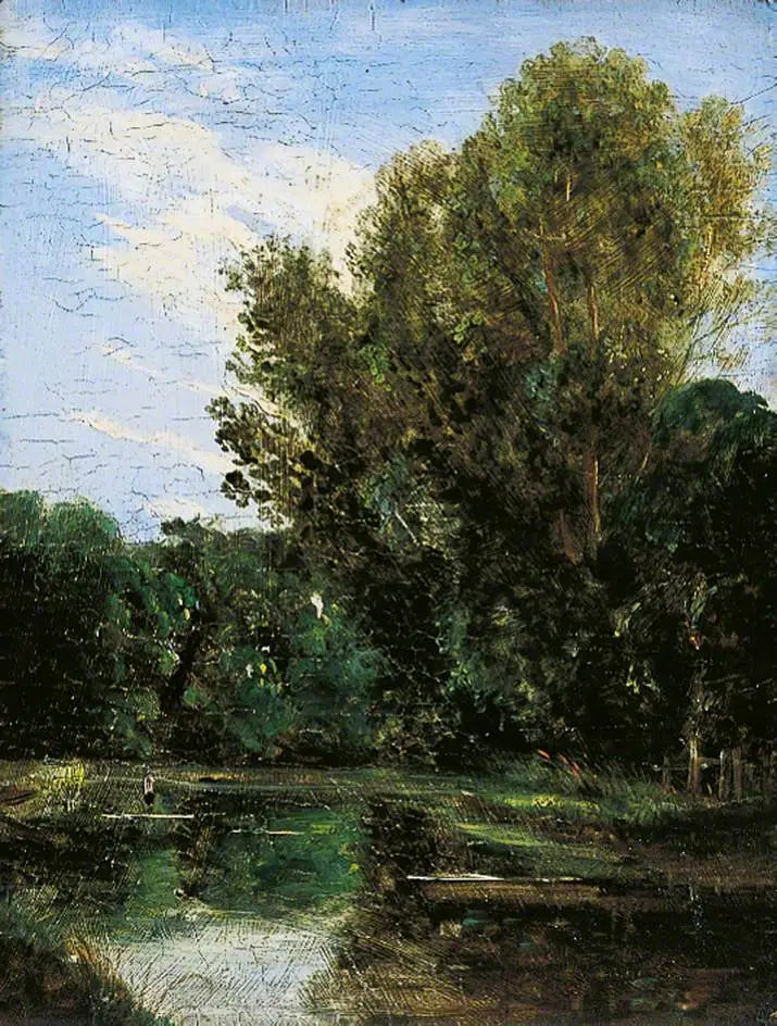 Et hjørne av Hampstead-innsjøene, London - John Constable