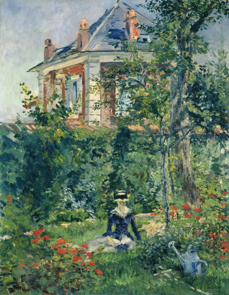 Et hjørne av Bellevue-hagen - Édouard Manet