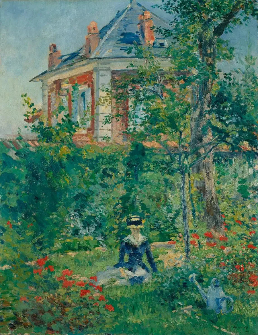 Et hjørne av Bellevue-hagen - Édouard Manet