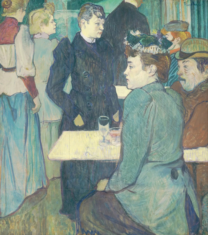 Et hjørne av Moulin de la Galette - Henri de Toulouse-Lautrec