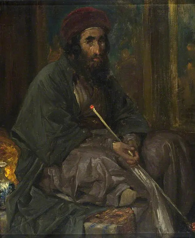 En persisk ombudsmann - Frederic Leighton

Source:
Un colporteur persan - Frederic Leighton