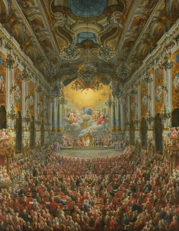 Et konsert holdt av hertugen av Nivernais til ære for fødselen av Dauphin - Giovanni Paolo Panini

Source:
Un concert donné par le duc de Nivernais à l'occasion de la naissance du Dauphin - Giovanni Paolo Panini