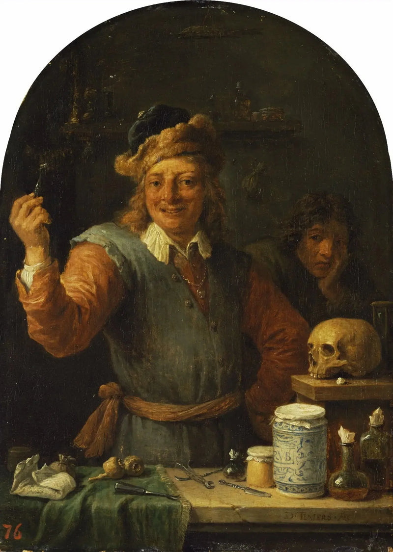 En tannlege i sitt kontor - David Teniers den Yngre

Source:
Un dentiste dans son cabinet - David Teniers le Jeune