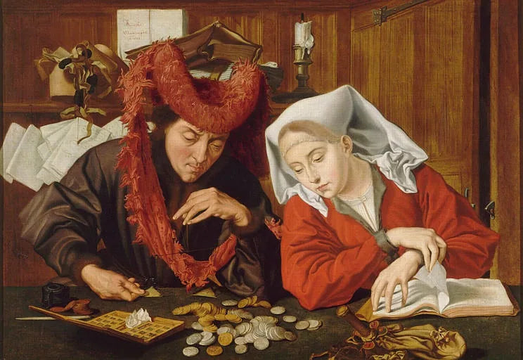 En rådmann og hans kone - Marinus van Reymerswale
