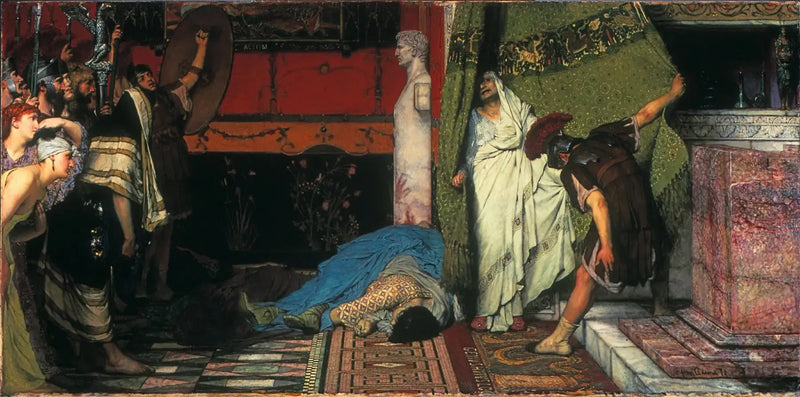 En romersk keiser (Claudius) - Lawrence Alma-Tadema