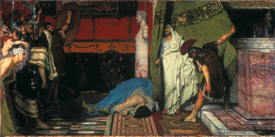 En romersk keiser (Claudius) - Lawrence Alma-Tadema