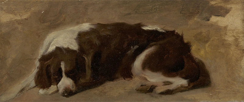 En liggende engelsk springer spaniel - Edwin Henry Landseer

Source:
Un épagneul couché - Edwin Henry Landseer