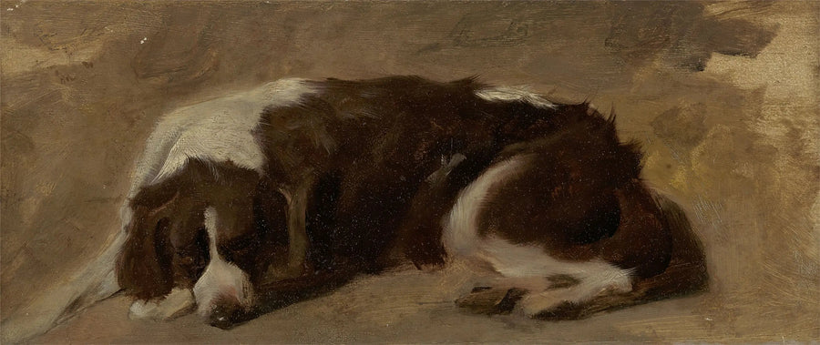 En liggende engelsk springer spaniel - Edwin Henry Landseer

Source:
Un épagneul couché - Edwin Henry Landseer