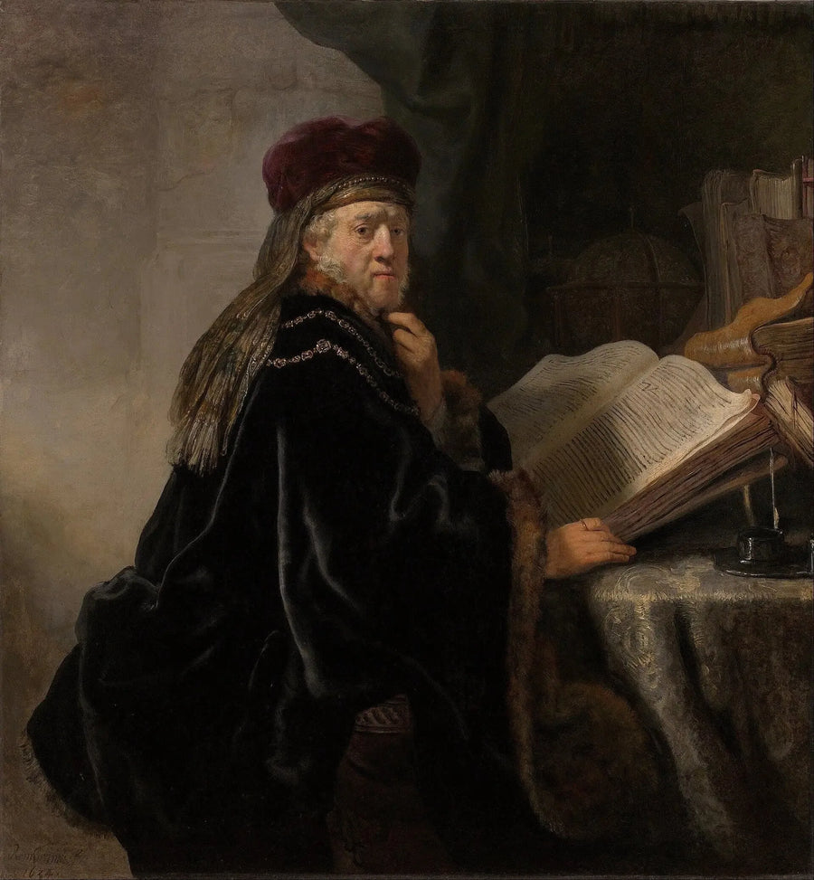 En lærde i sitt kontor - Rembrandt