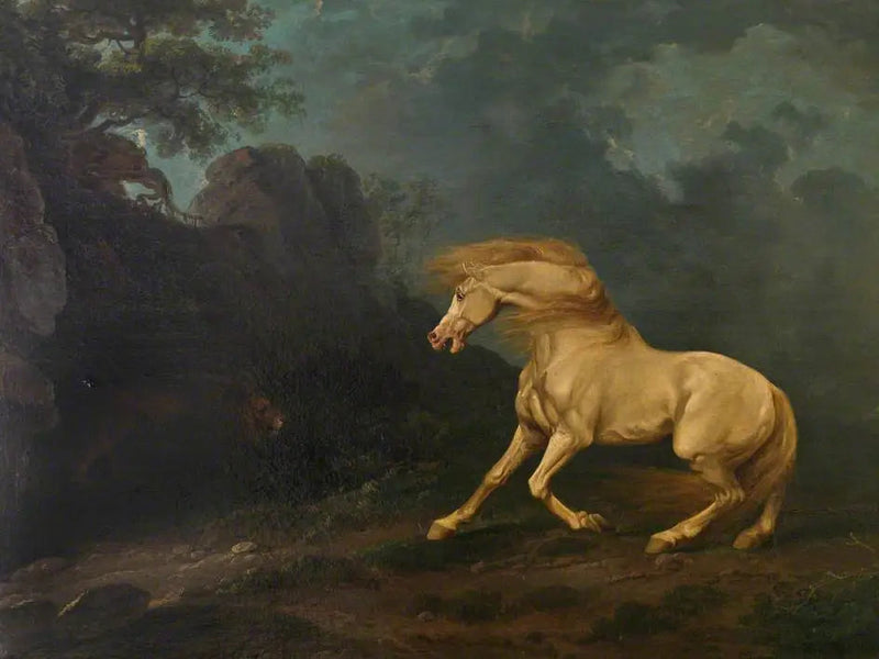 En overrasket hingst av en løve - George Stubbs

Source:
Un étalon surpris par un lion - George Stubbs