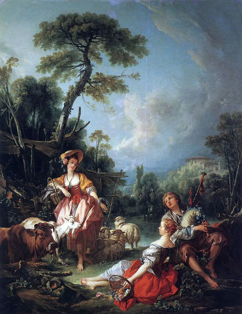 Un Été pastoral - François Boucher - Alpha Reproduction