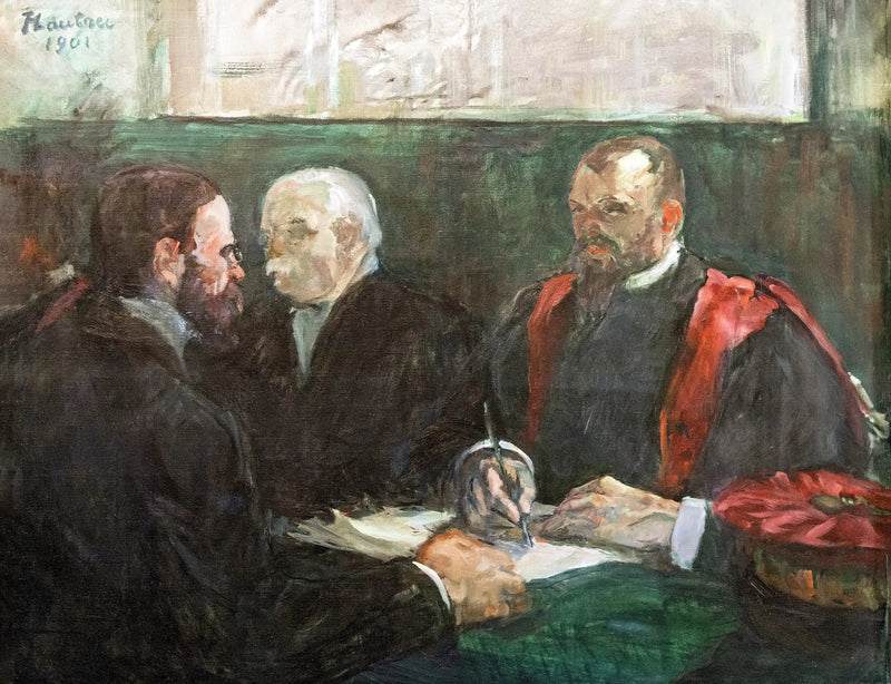En eksamen ved medisinsk fakultet i Paris - Henri de Toulouse-Lautrec