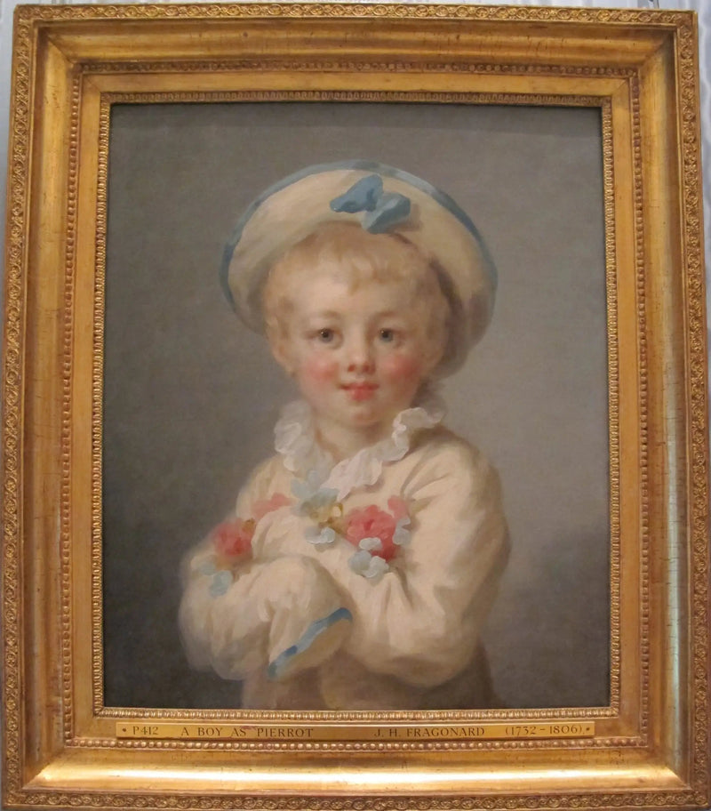 En gutt i Pierrot - Jean-Honoré Fragonard