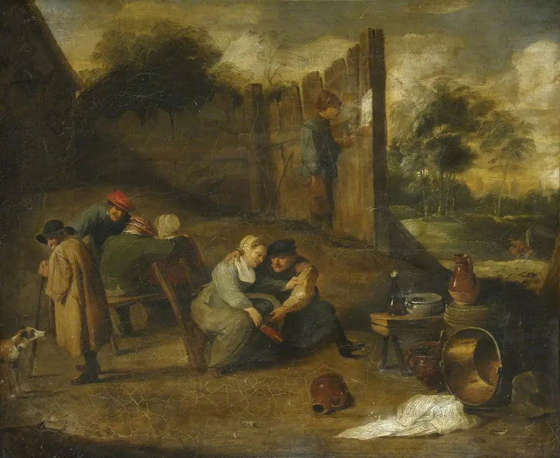 En gruppe bønder foran en taverne - David Teniers den Yngre

Source:
Un groupe de paysans devant une taverne - David Teniers le Jeune