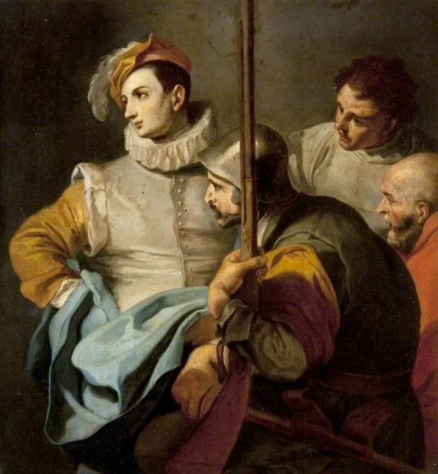 En gruppe på fire menn - Francesco Solimena