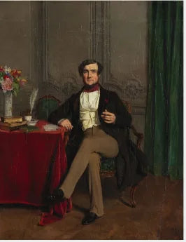 Un homme en tenue contemporaine - Ernest Meissonier image 1 reproduction d’œuvre d’art à l’huile
