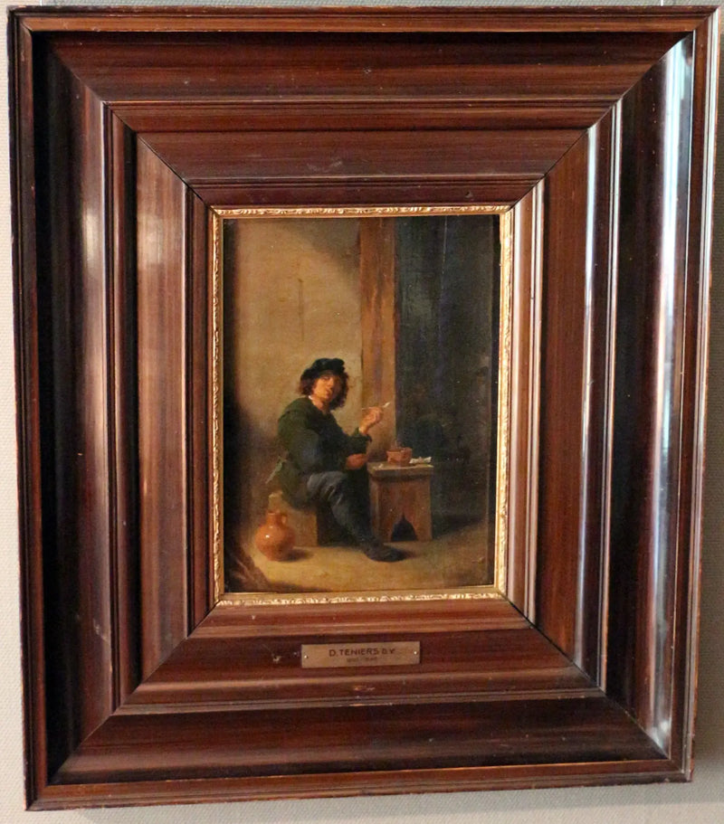 En mann som røyker pipe - David Teniers den Yngre

Source:
Un homme fumant sa pipe - David Teniers le Jeune