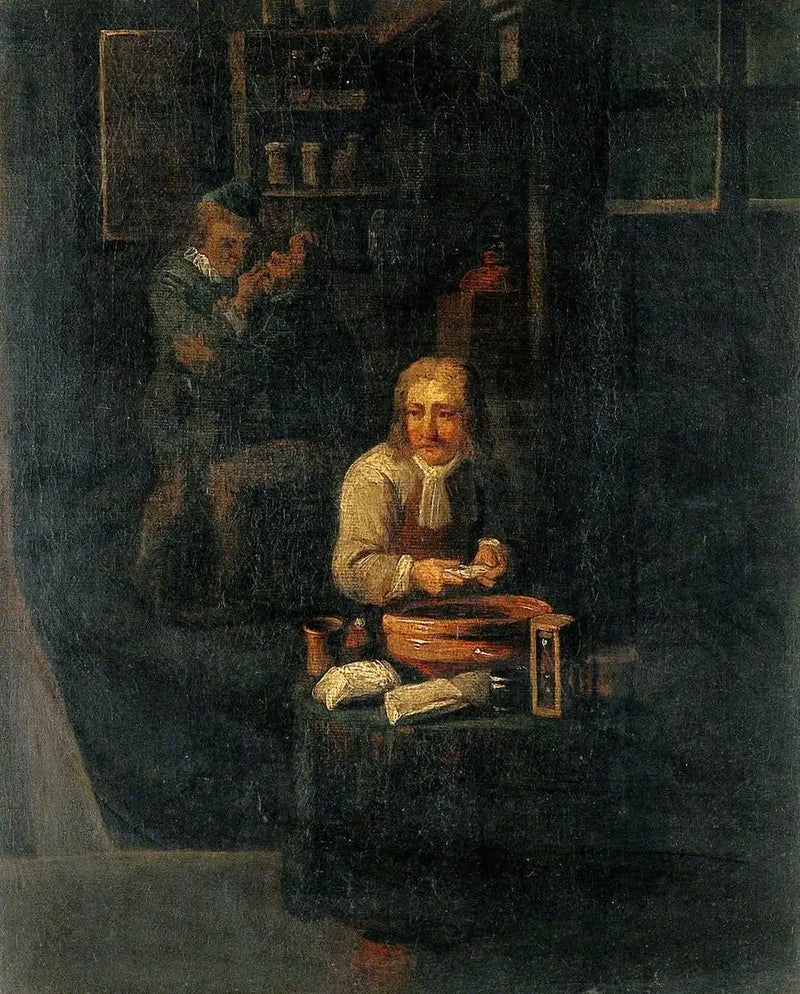 En mann som forbereder gips - David Teniers den Yngre

Source:
Un homme préparant un plâtre - David Teniers le Jeune