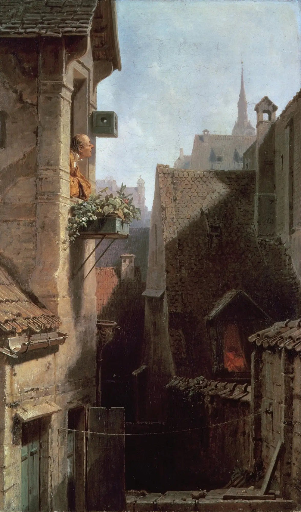 Un hypocondriaque - Carl Spitzweg image 1 copie peinte à la main à l’huile