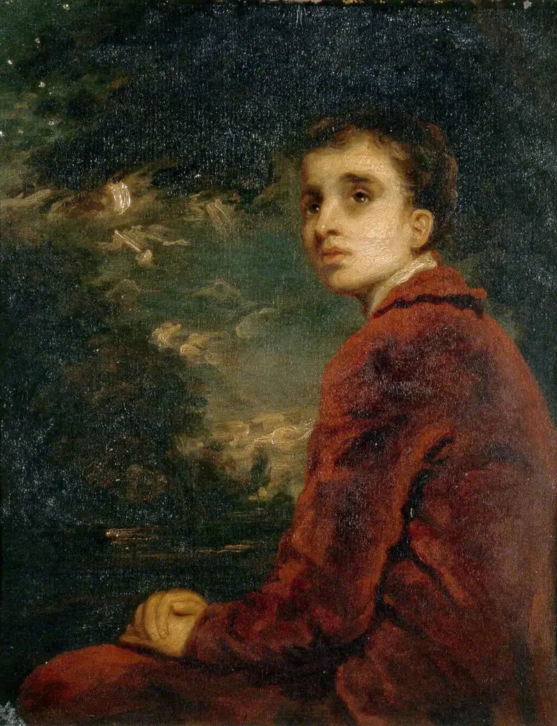 En ung kontemplativ (antageligvis sønnen til kunstneren Mather Brown) - Joshua Reynolds