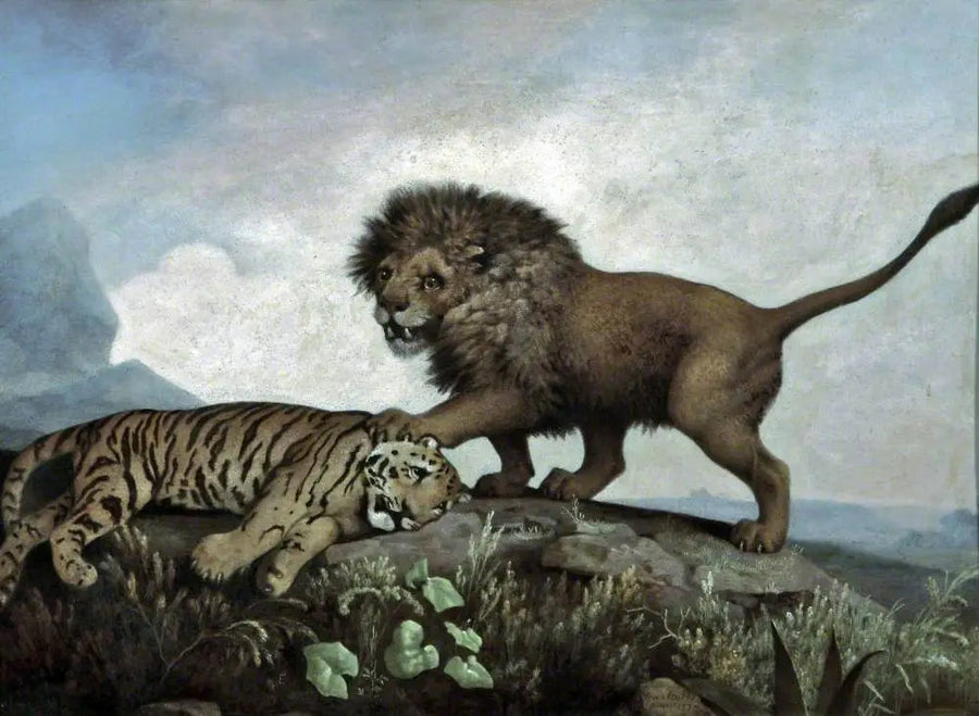 En løve og en tiger - George Stubbs

Source:
Un lion et un tigre - George Stubbs