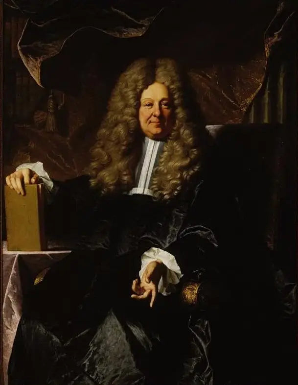 En forespørselsmester (André Pierre Hébert?) - Hyacinthe Rigaud