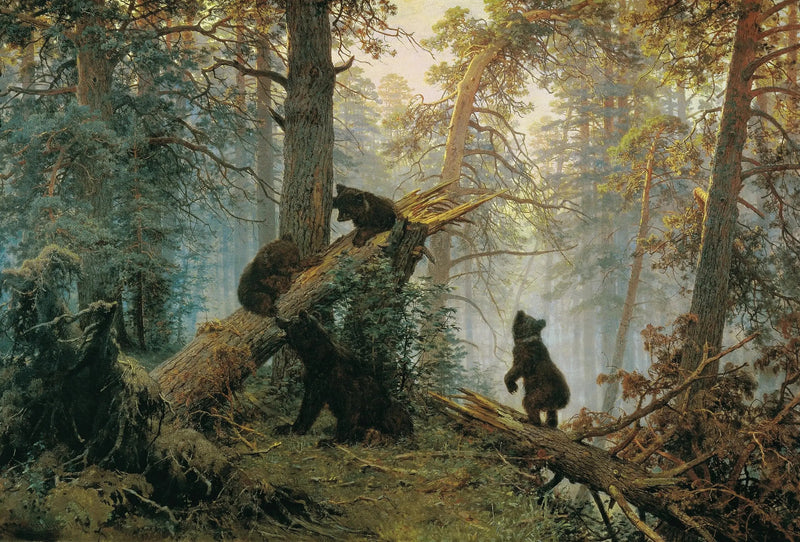 En morgen i en furuskog - Ivan Chichkine

Source:
Un matin dans une forêt de pins - Ivan Chichkine