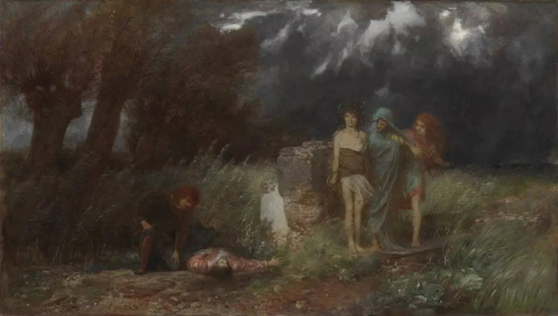 En morder forfulgt av Furier - Arnold Böcklin

Source:
Un meurtrier poursuivi par des Furies - Arnold Böcklin