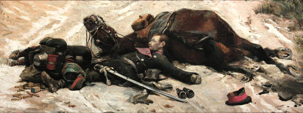 Un mobile tué - Édouard Detaille image 1 reproduction réalisée par Alpha Reproduction