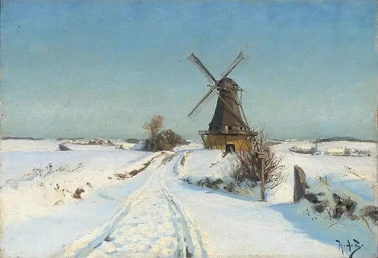 Et vindmølle. - H. A. Brendekilde

Source:
Un moulin à vent. - H. A. Brendekilde