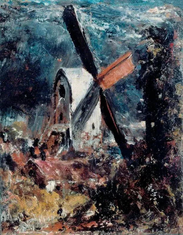 En vindmølle nær Brighton - John Constable