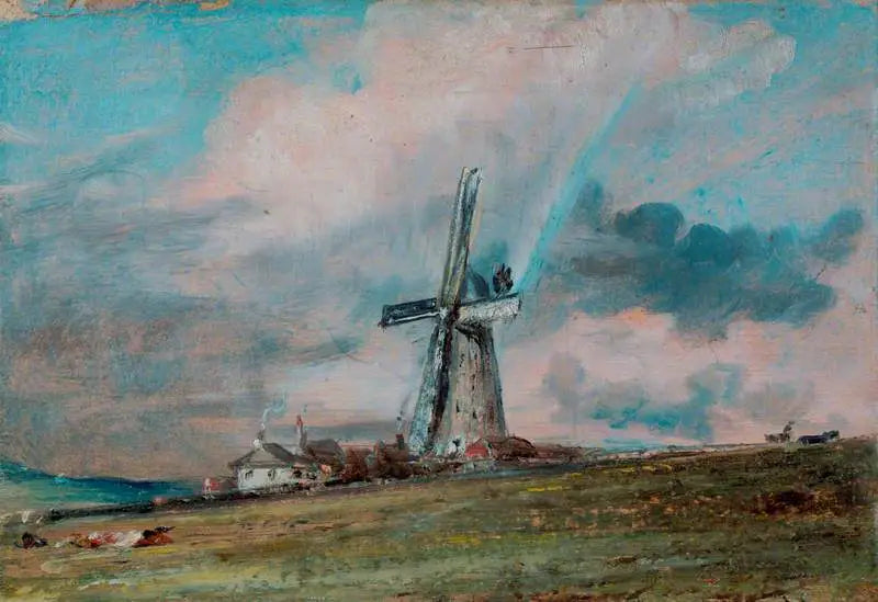 Un moulin à vent sur les Downs près de Brighton - John Constable - Alpha Reproduction