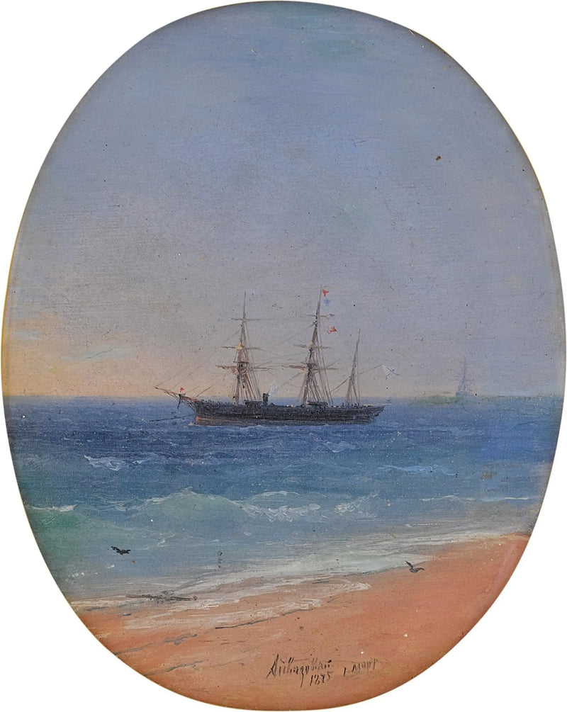 Et russisk marinefartøy utenfor kysten - Ivan Aivazovskij

Source:
Un navire de la marine russe au large des côtes - Ivan Aïvazovski